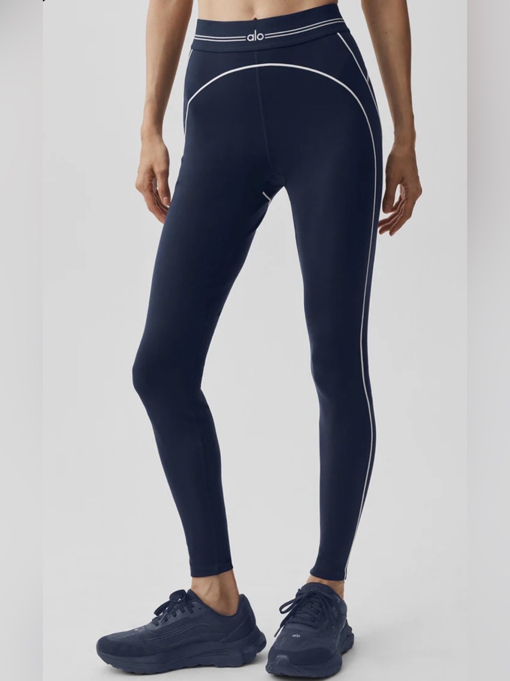 alo airbrush heart throb legging | size s